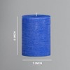 3x4 inch Pillar Candles Set of 3 ¨C Unscented Dripless Rustic Candles for Decor, Centerpieces, Weddings - 3 of 4