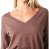 Women's Loren V Neck Sweater - OLIVACEOUS - 2 of 4