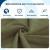 Hand-Tufted 35.4" Bean Bag Chairs, Waterproof Seamless One-Piece Memory Foam Loveseat with 900 lb Capacity for Living Room and Bedroom - 4 of 4