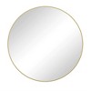 Wall Mirror, 39 Inch/42 Inch Circular Home Decor Farmhouse Metal Framed Mirror, Round Vanity Dressing Mirrors - 3 of 4