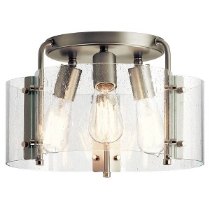 Kichler Lighting Thoreau 3 - Light Semi-Flush Mount in  Brushed Nickel - 1 of 2