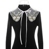 Elerevyo Women Blouse Embroidery Neck Ruff Detachable False Dickey Collar 1 Pc - 2 of 4