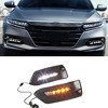 White/Amber/Blue DRL Front Daytime Running Light Sequential Flash Turn Signal Feature Fit for Accord LX EX Sport EX-L Touring 2018 2019 2020 - 4 of 4