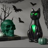 5" Lit Plastic Cat Figurine - Hyde and EEK! Boutique™ Glossy Black - 2 of 3