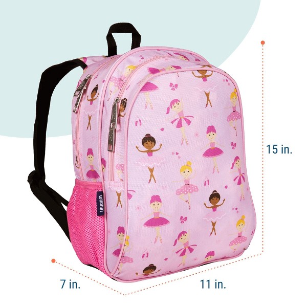 Mochila infantil Wildkin de 15 pulgadas – resistente, acolchada y ajustable para escuela y viajes 4