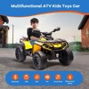 Blue 24V Two Seater Licensed Can Am Ride On ATV For Kids With Four 200W Motors Foam Tires  Three Speed Settings Led Lights And Dual Safety B - 4 of 4