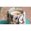 Oyster Shell Round Candle Holder – Coastal Decor Accent Set of 4 by Kalalou - 2 of 3