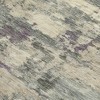 HomeRoots 9' X 12' Sage Gray And Plum Abstract Washable Indoor Outdoor Area Rug - 4 of 4