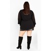 Women's Plus Size Katalina Top - black | CITY CHIC - image 4 of 4