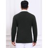 INSPIRE CHIC Men's Slim Fit Crew Neck Long Sleeve Soft Twist Textured Cable Knit Pullover Sweater - 3 of 4