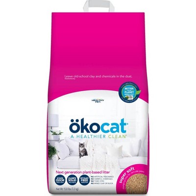 Okocat Super Soft Clumping Wood Cat Litter 15.8 LBS