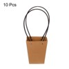 Unique Bargains Flower Bouquet Packaging Bag Trapezoid Paper Gift Bag for Party Favor - 3 of 4