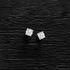 Ross-Simons 0.10 ct. t.w. Diamond Stud Earrings in 14kt White Gold - 3 of 4