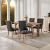 NicBex Vintage Mid-Century Style Upholstered Dining Chairs Set of 2 with Curved Legs,Modern Accent Chairs for Dining Room,Living Room - 4 of 4