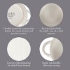 Gibson Elite Earlhart 2 Piece 6 Inch Ribbed Stoneware Soup Bowl Set with Handles in White - 3 of 4