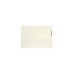 LUX A7 Invitation Envelopes 5 1/4 x 7 1/4 50/Box Natural 5880-01-50 - 1 of 1