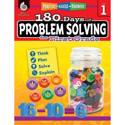 180 Days of Problem Solving for First Grade - (180 Days of Practice) by  Kristy Stark (Paperback)