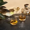 Viski Admiral Heavyweight Bourbon Glasses - Crystal Lowball Etched Cocktail Glasses, Whiskey Glass Gift Set of 2 - 11 Ounces, Clear Finish - 4 of 4
