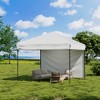 COZONY 10x10 FT Pop-Up Canopy Tent, One Person Setup Instant Shelter with Sidewall & Sandbags for Outdoor Activities - 2 of 4