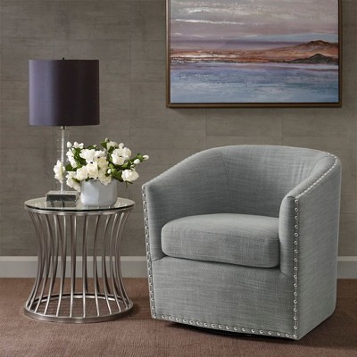 Sapphtopaz Accent Chair Swivel Chair Wood Frame Arm Chair Lounge Chair Modern Living Room Chair Comfy Chair for Living Room