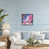 Stupell Industries Beach Chair Meetup in Pink Floating Frame Canvas Art - 3 of 4