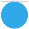vidaXL Pool Cover Blue 207.2" PE - 4 of 4