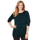 Jessica London Women’s Plus Size Sweater Tunic