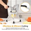 Heynemo Commercial French Fry Cutter, Heavy Duty Potato Slicer with 2 Replaceable blades (1/2 & 3/8 Inch), Professional Fries Cutter for Potatoes - 2 of 4