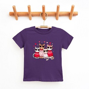 The Juniper Shop Valentine Kittens Toddler Short Sleeve Tee - 1 of 3