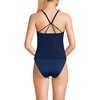 Lands' End Women's Tugless High Neck Strappy Back Tankini Swimsuit Top - 2 of 3