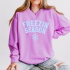 Simply Sage Market Women's Lightweight Garment Dyed Graphic Sweatshirt Freezin Season - 2 of 4