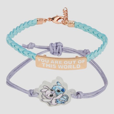 Girls' Disney Stitch 2pc Friendship Bracelet
