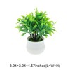 Unique Bargains Artificial Plants Plastic Green 2.76"x2.76"x5.51" 1 Pc - 3 of 4