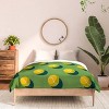 Deny Designs Daniel Coulmann Tennis Grass Court Pattern Kids' Comforter Bedding Set Green - 3 of 4