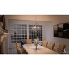 Urban Ambiance Luxury Luxe Industrial Chandelier,  24-3/8"H x 22"W,  Polished Nickel Finish, UHP2325 - 2 of 4