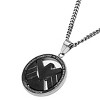 Men's Marvel Agent of S.H.I.E.L.D Stainless Steel Engraved Logo Pendant with Chain (24") - image 2 of 2
