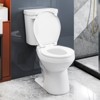 Costway Two-Piece Round Toilet Standard Toilet with 17.5" ADA Comfort Chair Height Seat - 4 of 4