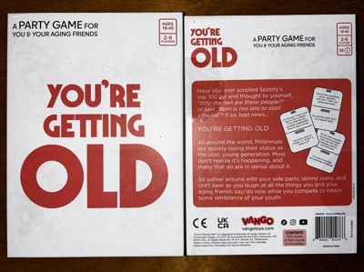 You're Getting Old – A Party Card Game For Aging Millennials : Target