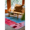 Lany Space Irregular Shaped Pink Tiny House Runner Rug, 3'x5' - 3 of 4