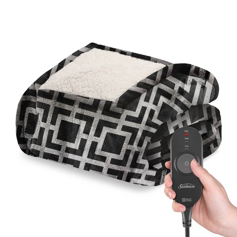 Sunbeam heated best sale blanket target