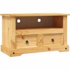 vidaXL TV Stand Mexican Pine Corona Range 35.8"x16.9"x22" - 2 of 4