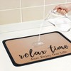 REGALWOVEN Large Diatomaceous Coffee Bar Mat, Quick Dry Dish Drying Mats for Kitchen Counter - 3 of 4
