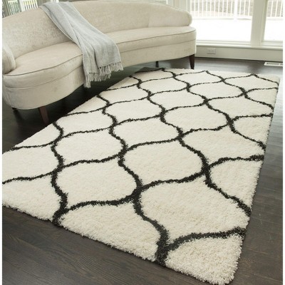 Rugs America Cloud Shag Geometric Contemporary Area Rug