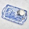 Pimpernel Blue Italian Large Melamine Handled Tray 18.9" x 11.6" - 4 of 4