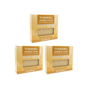 Plantlife Turmeric Bar Soap – Moisturizing, Soothing, Handcrafted, Plant-Based – Made in California, 4.5oz - 1 of 4