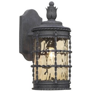 Minka Lavery Mallorca Collection 16" High Iron Outdoor Wall Light - 1 of 4