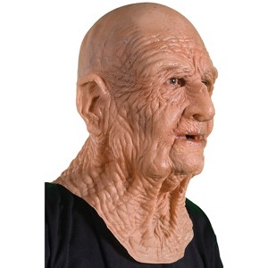Zagone Studios Mens Old Man Grandpa Supersoft Costume Mask - 13 in. - Beige - 1 of 1