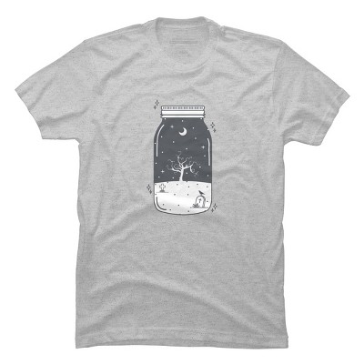 Men's Design By Humans Halloween in a jar By roc21 T-Shirt