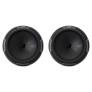 Kicker (2) 51CWQ124 CompQ Q-Class 12" Subwoofer, Dual 4-Ohm - 1 of 4