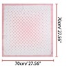 INSPIRE CHIC Women's Polka Dot Square Neckerchief Headband 27.56*27.56 inches(L*W) - 3 of 4